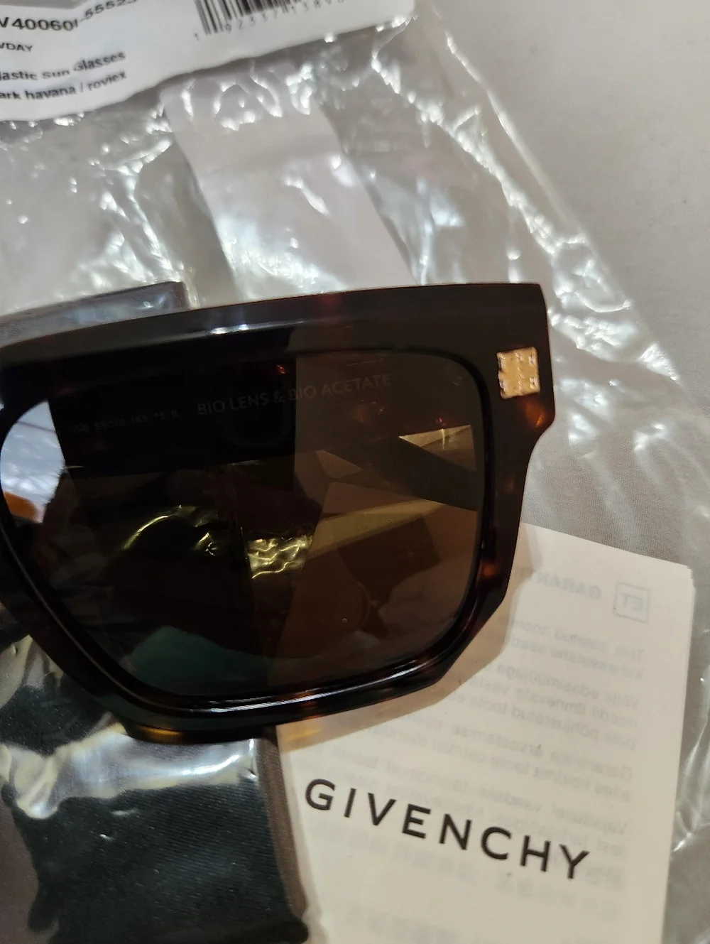 Givenchy Day Model Gv400601 Sunglassea In Havana Brand New